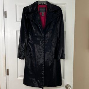 Guess Black Velveteen Coat (Vintage) Size S
